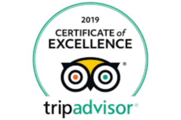 TripAdvisor Certificate of Excellence